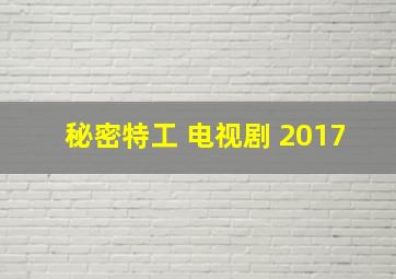 秘密特工 电视剧 2017